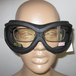 Fit Over Glasses Eye Protection Goggles Caregiver Large Oversize Clear Lenses